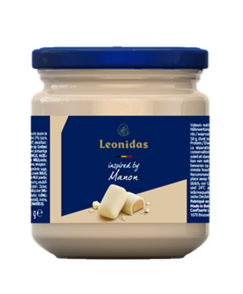 Κρέμα λευκης σοκολάτα με γεύση καφέ (Manon spread: white chocolate- and coffee-flavoured spread)